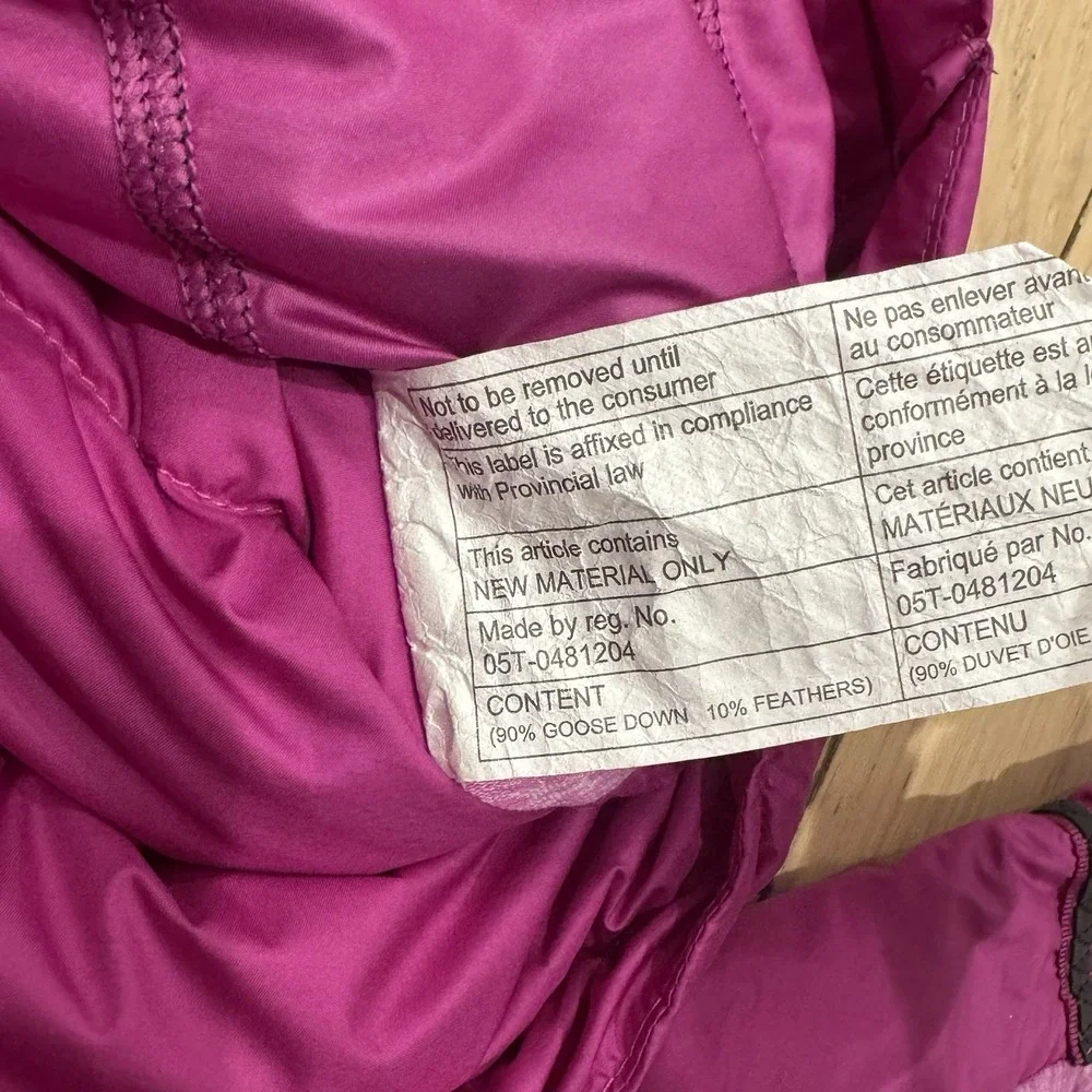 Lululemon Fluff Off Jacket Ultra Violet‎ Pink Sz 4 Athletic Running Down Puffer